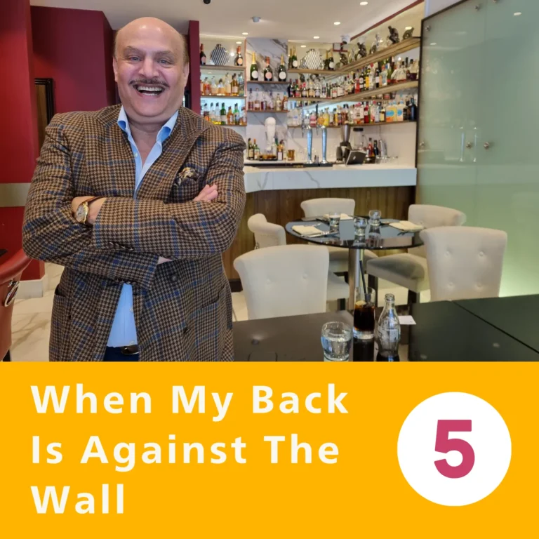When My Back Is Against The Wall